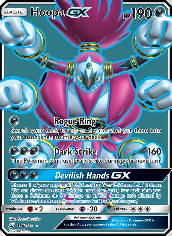 Hoopa GX (Team Up #166/181)