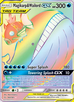 Magikarp & Wailord GX (Team Up #183/181)