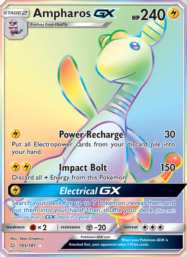 Ampharos GX (Team Up #185/181)
