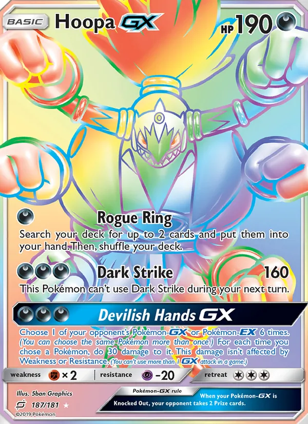 Hoopa GX (Team Up #187/181)