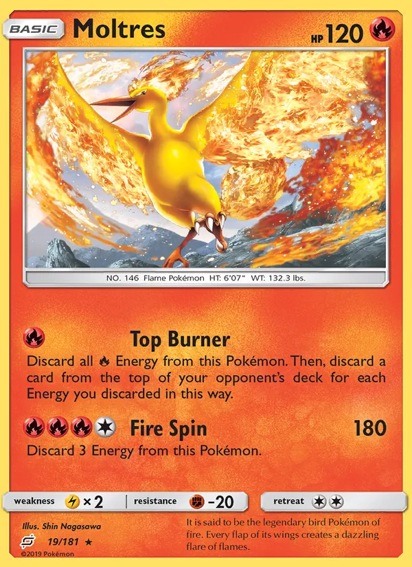 Moltres (Team Up #19/181)