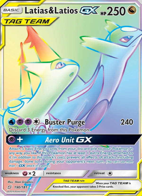Latias & Latios GX (Team Up #190/181)