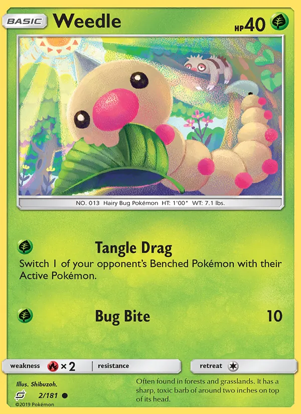 Weedle (Team Up #2/181)