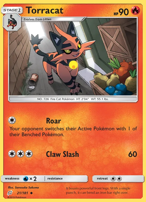 Torracat (Team Up #21/181)