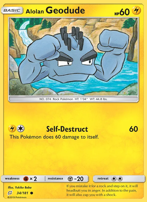 Alolan Geodude (Team Up #34/181)