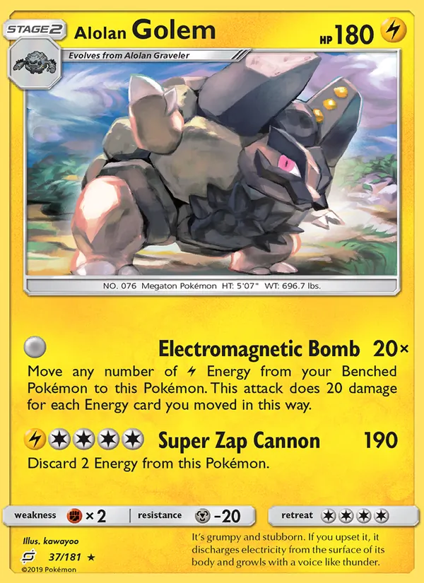 Alolan Golem (Team Up #37/181)