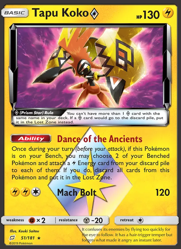 Tapu Koko ◇ (Team Up #51/181)