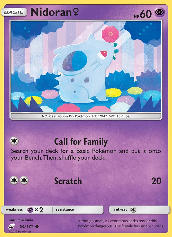 Nidoran♀ (Team Up #54/181)