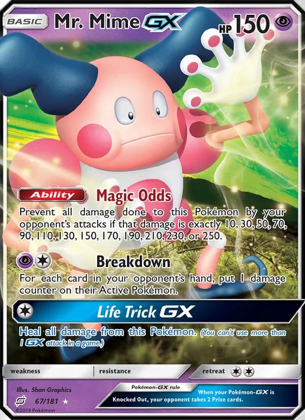 Mr. Mime GX (Team Up #67/181)