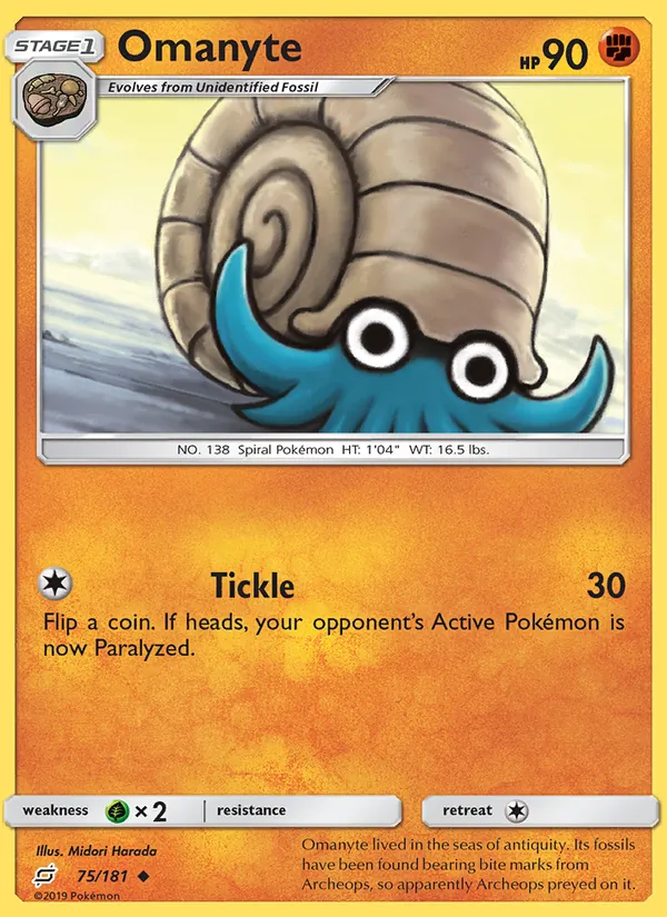 Omanyte (Team Up #75/181)