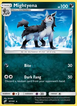 Mightyena (Team Up #87/181)