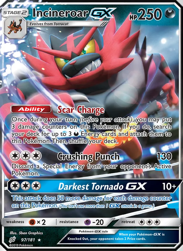 Incineroar GX (Team Up #97/181)