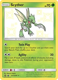 Scyther (Destino Sfuggente Tesoro Lucente #SV1/94)