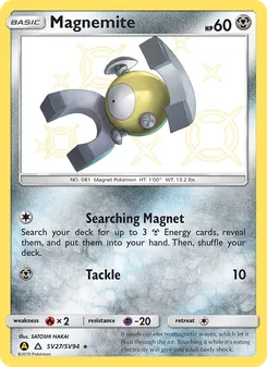 Magnemite (Hidden Fates Shiny Vault #SV27/94)