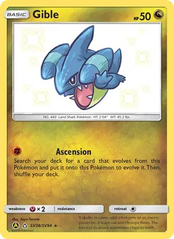 Gible (Hidden Fates Shiny Vault #SV38/94)