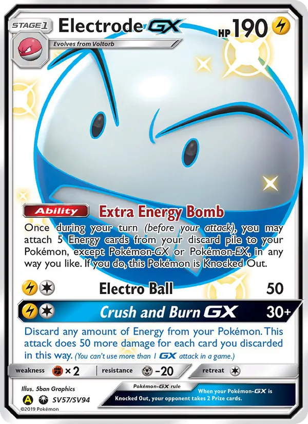 Electrode-GX (Destino Sfuggente Tesoro Lucente #SV57/94)
