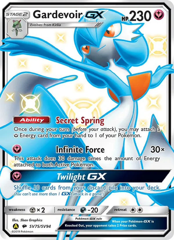 Gardevoir-GX (Destino Sfuggente Tesoro Lucente #SV75/94)