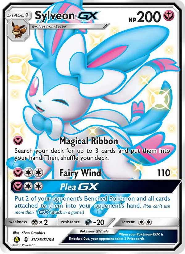 Sylveon-GX (Destino Sfuggente Tesoro Lucente #SV76/94)