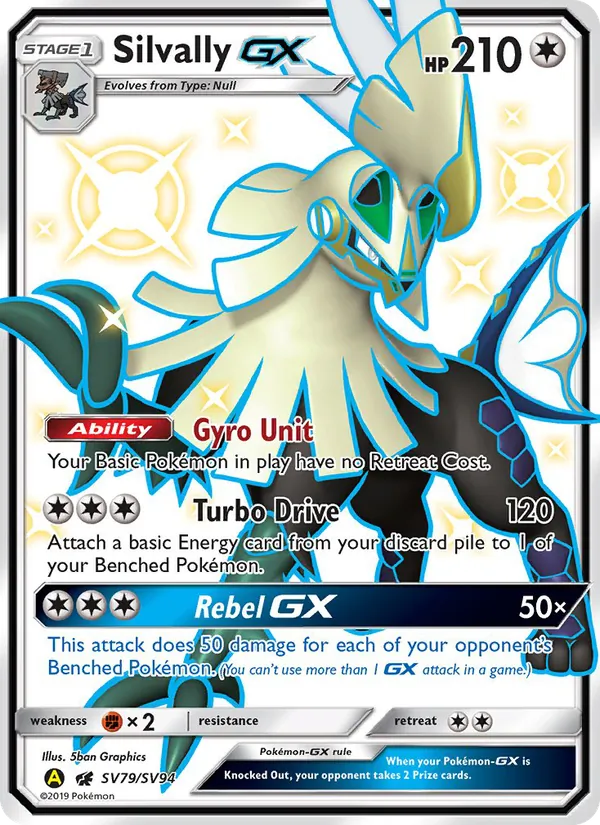 Silvally-GX (Destino Sfuggente Tesoro Lucente #SV79/94)