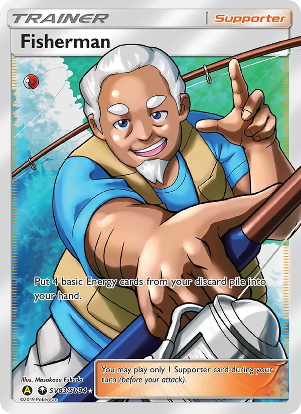Fisherman (Hidden Fates Shiny Vault #SV83/94)