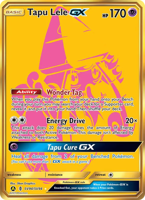 Tapu Lele-GX (Destino Sfuggente Tesoro Lucente #SV94/94)
