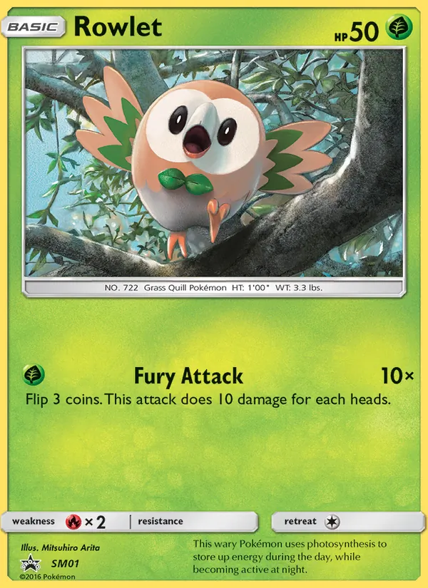 Rowlet (SM Black Star Promos #SM01/248)