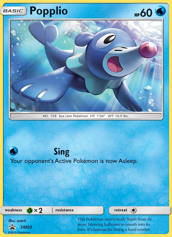 Popplio (SM Black Star Promos #SM03/248)