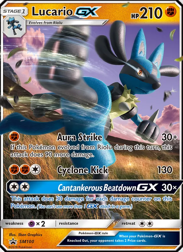 Lucario GX (SL Promo #SM100/248)
