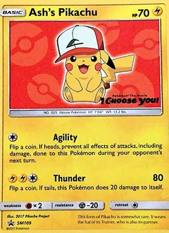 Ash's Pikachu (SM Black Star Promos #SM109/248)