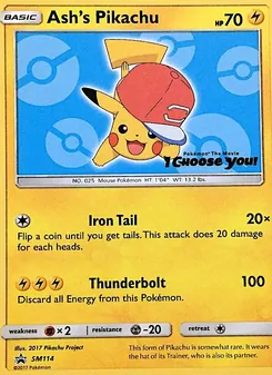 Ash's Pikachu (SM Black Star Promos #SM114/248)