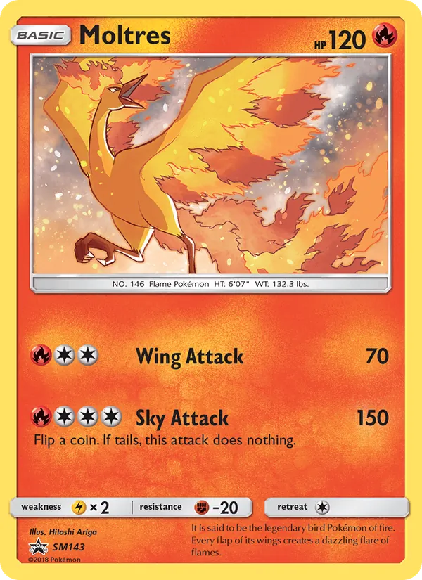 Moltres (SL Cartas de promoción #SM143/248)