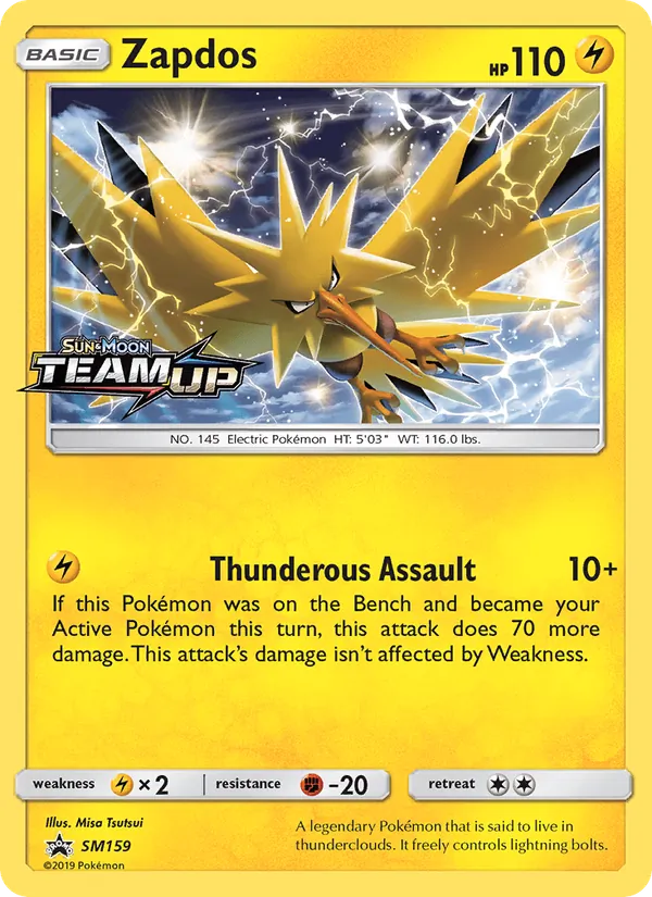 Zapdos (SM Black Star Promos #SM159/248)