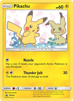 Pikachu (SM Black Star Promos #SM162/248)