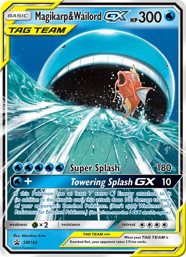 Magikarp & Wailord GX (SM Black Star Promos #SM166/248)