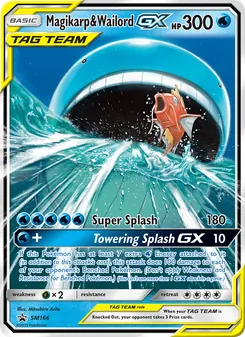 Magikarp & Wailord GX (SM Black Star Promos #SM166/248)