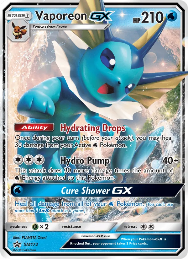 Vaporeon GX (SM Black Star Promos #SM172/248)