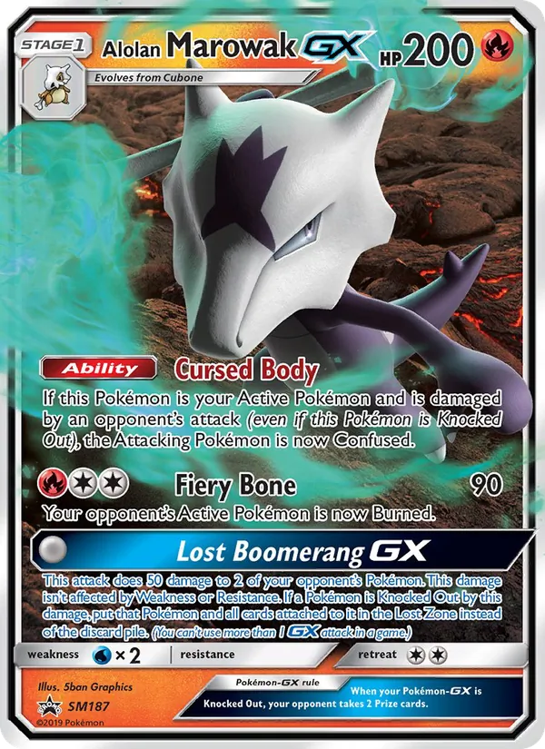 Marowak di Alola GX (SL Promo #SM187/248)