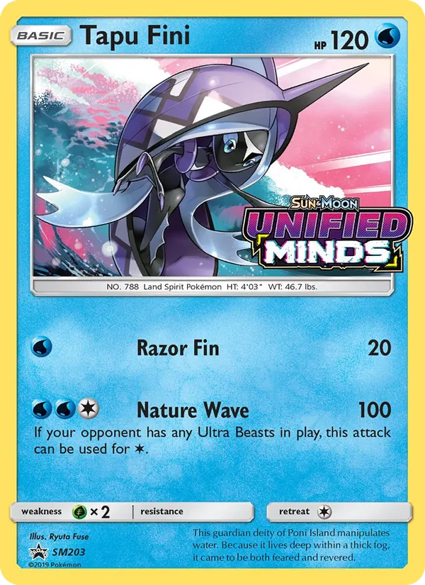 Tapu Fini (SM Black Star Promos #SM203/248)