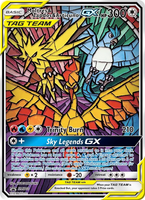 Sulfura, Électhor et Artikodin GX (Promo SM #SM210/248)
