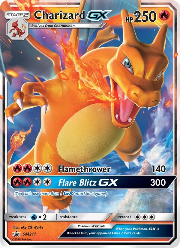 Glurak GX (SM Promokarten #SM211/248)