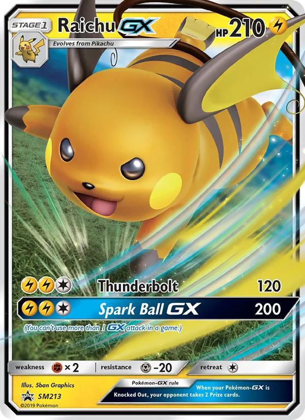 Raichu GX (SL Promo #SM213/248)