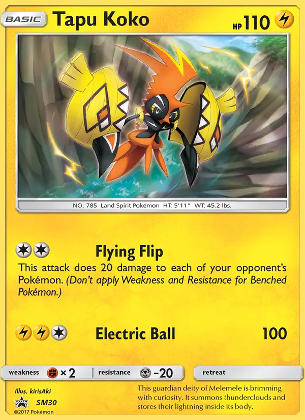 Tapu Koko (SM Black Star Promos #SM30/248)