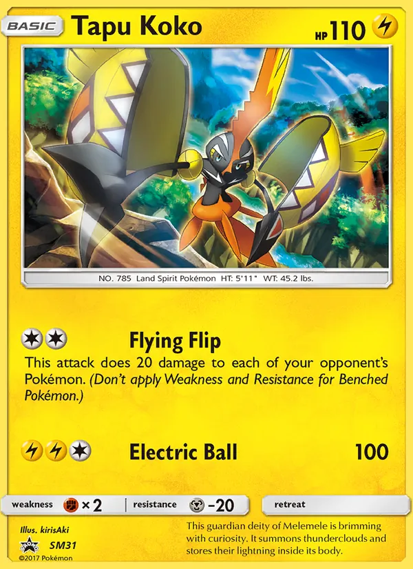Tapu Koko (SM Black Star Promos #SM31/248)