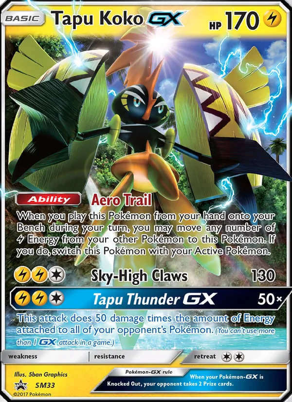 Tapu Koko GX (SL Promo #SM33/248)