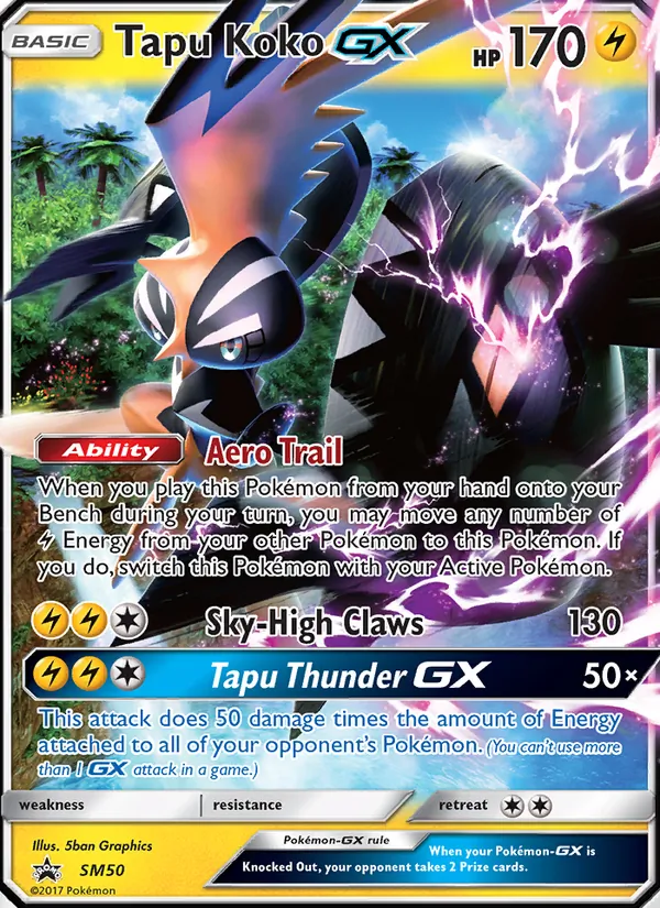 Tapu Koko GX (SL Promo #SM50/248)