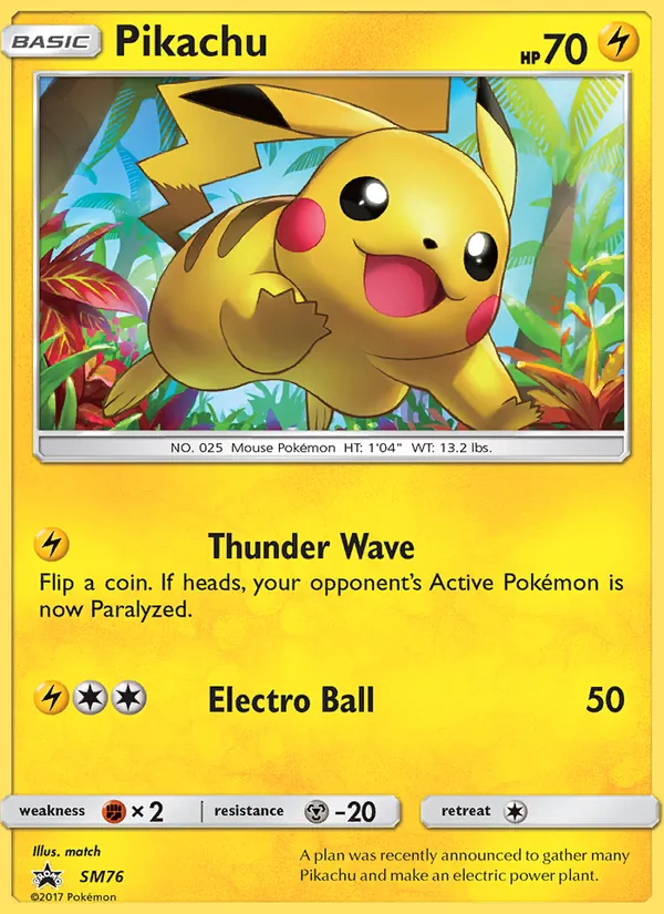 Pikachu (SM Black Star Promos #SM76/248)