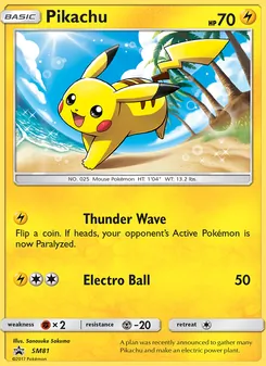 Pikachu (SM Black Star Promos #SM81/248)