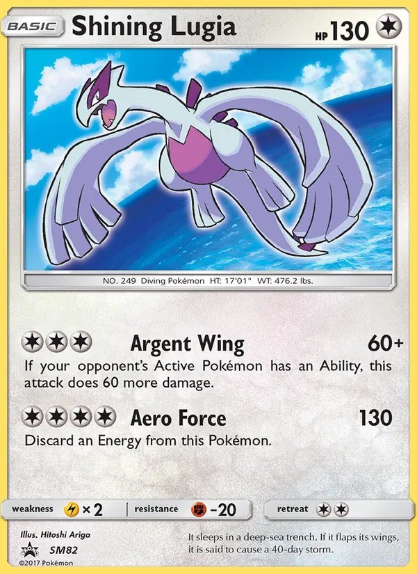 Lugia Luminoso (SL Cartas de promoción #SM82/248)