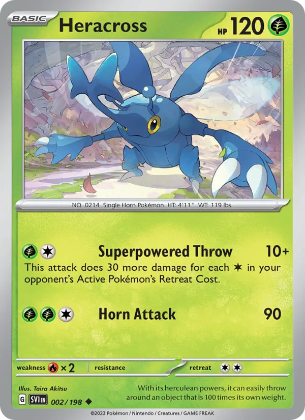 Heracross (Scarlet & Violet #002/198)