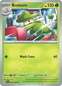 Breloom (Scarlet & Violet #004/198)